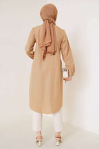 Uzun Model Klasik Yaka  Tunik
