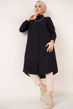 Uzun Model Klasik Yaka  Tunik