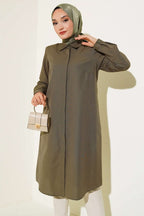 Uzun Model Klasik Yaka Tunik