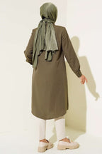 Uzun Model Klasik Yaka Tunik