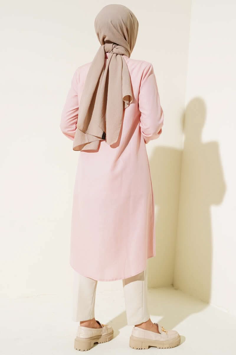 Uzun Model Klasik Yaka Tunik