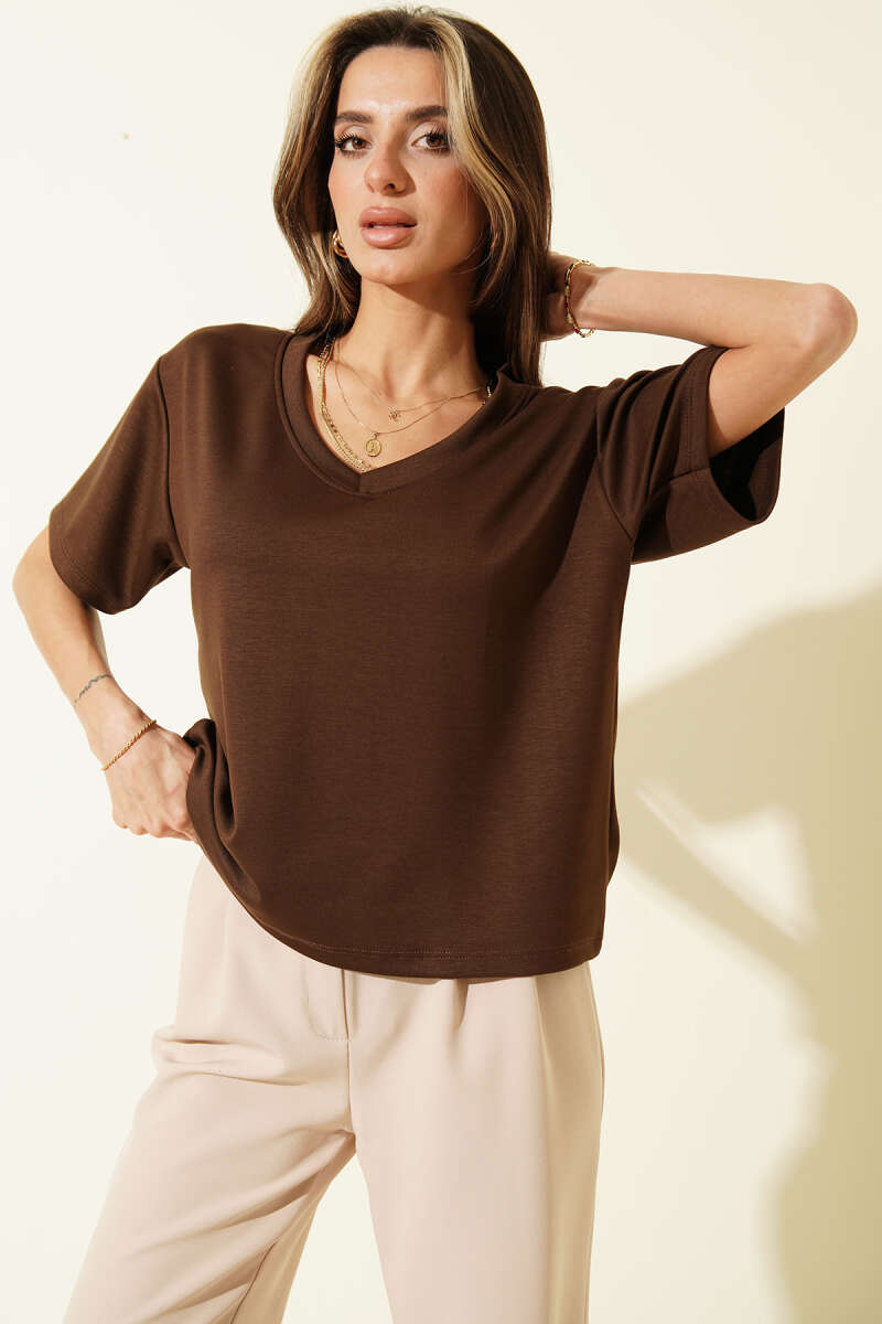 V Yaka Loyşa T-shirt