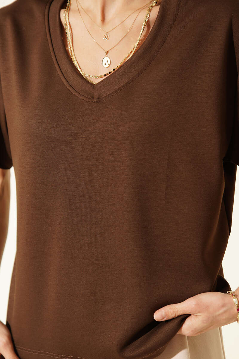 V Yaka Loyşa T-shirt