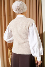 Weicher Pullover mit V-Ausschnitt Pullover