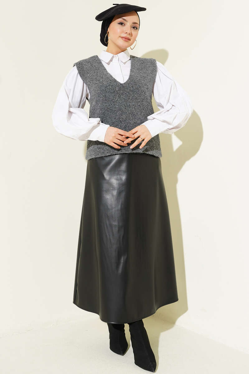 Weicher Pullover mit V-Ausschnitt Pullover