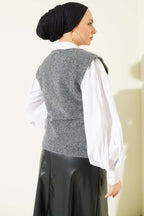 Weicher Pullover mit V-Ausschnitt Pullover