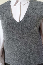 Weicher Pullover mit V-Ausschnitt Pullover