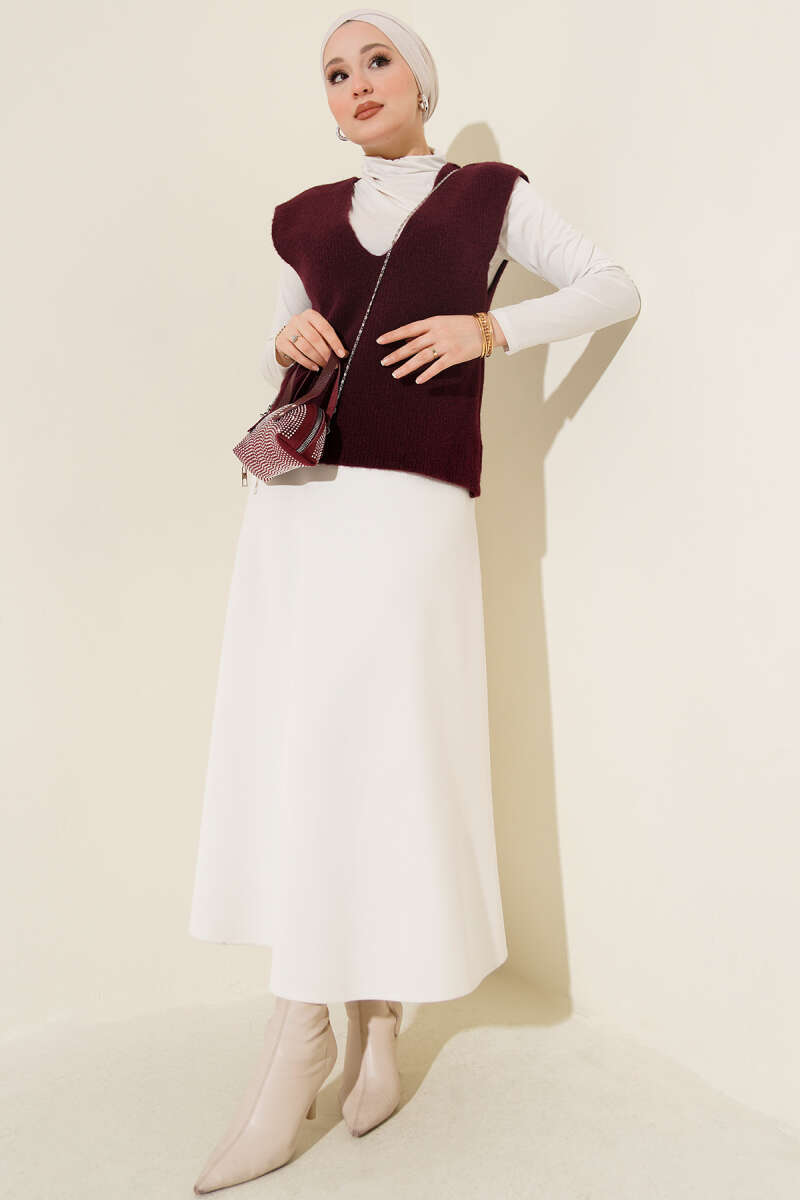 Weicher Pullover mit V-Ausschnitt Pullover
