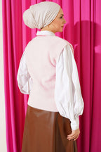 Weicher Pullover mit V-Ausschnitt Pullover