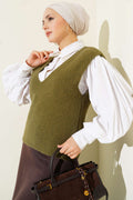Weicher Pullover mit V-Ausschnitt Pullover