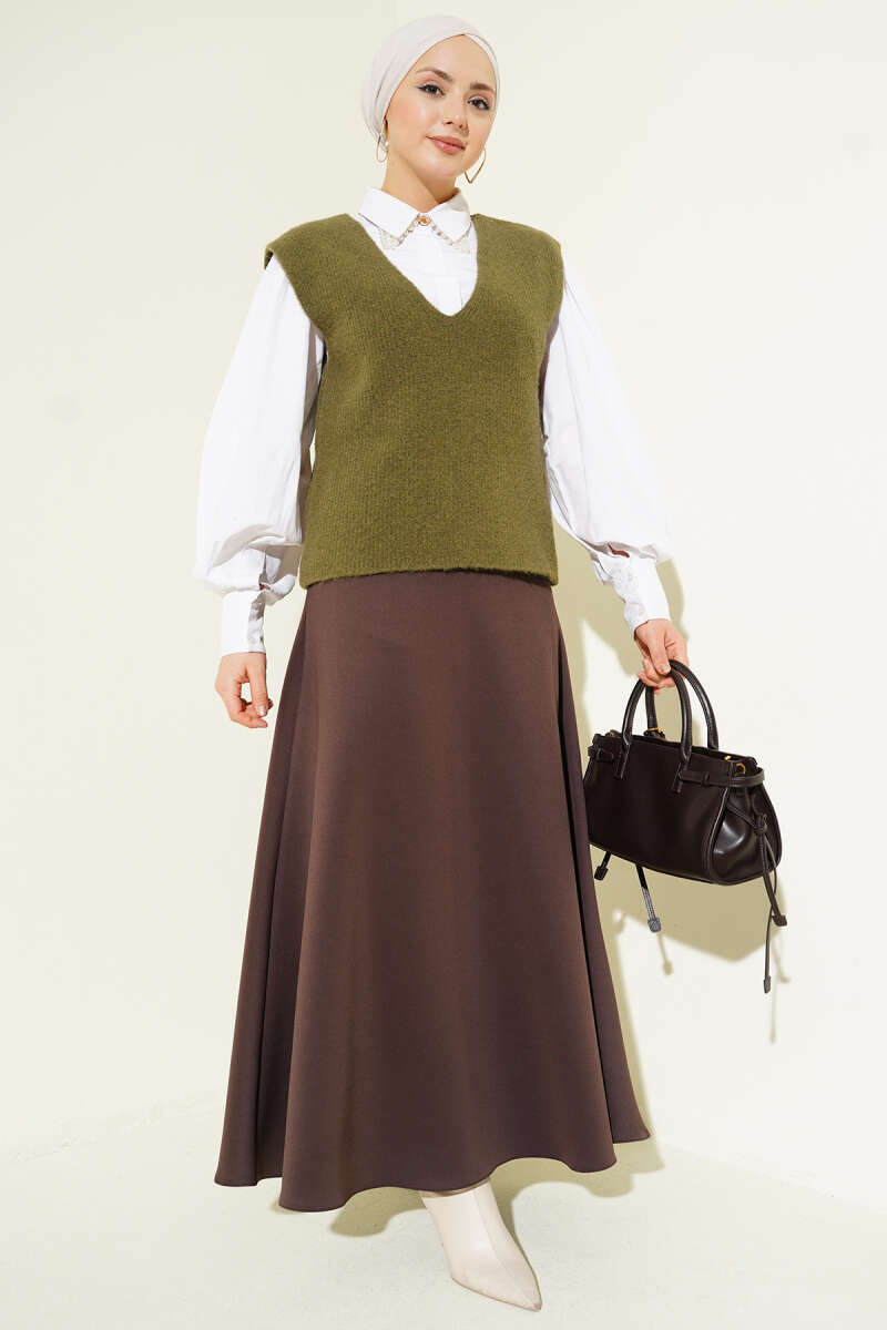 Weicher Pullover mit V-Ausschnitt Pullover