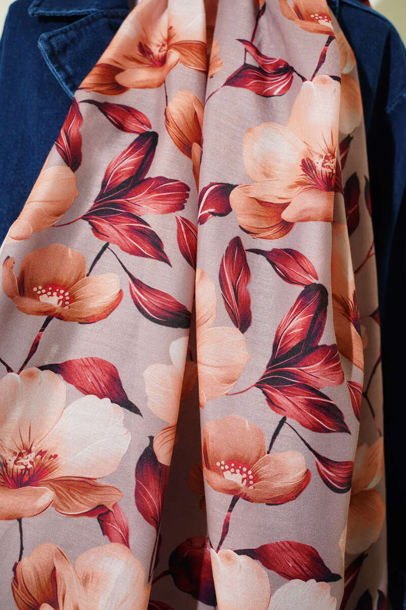 Vintage Flowers Şal