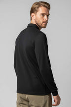 Yaka Fermuarlı Basic Erkek Sweatshirt