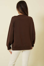 Yaka Fularlı Loyşa Sweatshirt