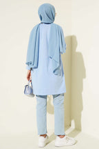 Yan Yırtmaçlı Basic Tunik