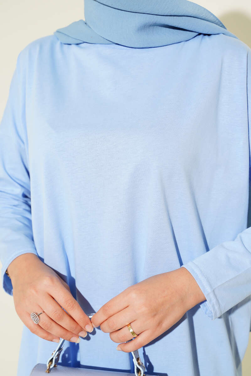 Yan Yırtmaçlı Basic Tunik