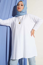 Yan Yırtmaçlı Basic Tunik