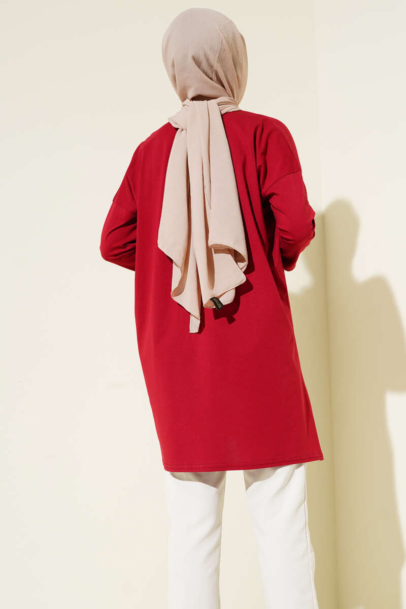 Yan Yırtmaçlı Basic Tunik