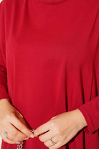 Yan Yırtmaçlı Basic Tunik