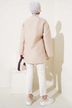 Yandan Bağlamalı Kapitone Kimono
