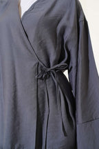 Yandan İp Bağcıklı Kimono İkili Takım