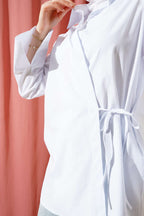 Yanı İp Bağlamalı Kimono