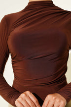 Yanları Büzgü Detaylı Sandy Bluz