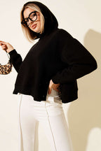 Yanları Çıtçıtlı Şardonlu Sweatshirt