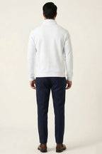Yarım Fermuar Dik Yaka Erkek Sweatshirt