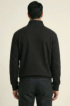 Yarım Fermuar Dik Yaka Erkek Sweatshirt