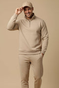 Yarım Fermuarlı Erkek Sweatshirt