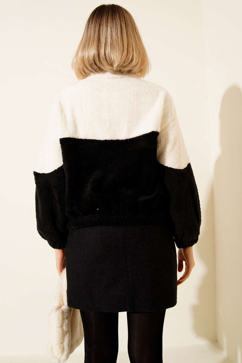 Yarım Fermuarlı Polar Sweatshirt