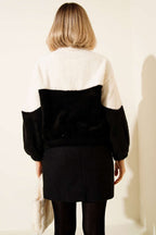 Yarım Fermuarlı Polar Sweatshirt