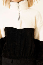 Yarım Fermuarlı Polar Sweatshirt