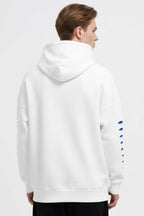 Yırtık Efektli Nakışlı Erkek Sweatshirt