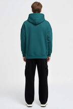 Yırtık Efektli Nakışlı Erkek Sweatshirt