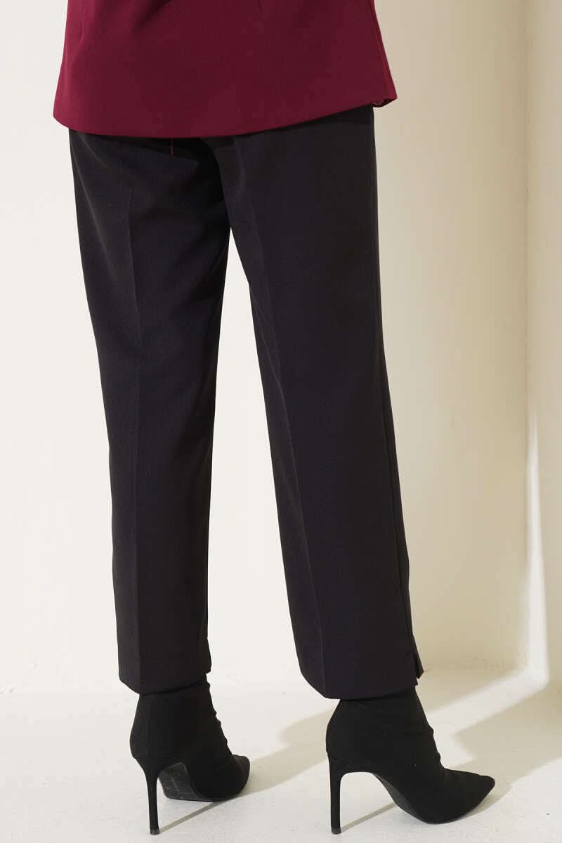 Yırtmaçlı Kemerli Pantolon