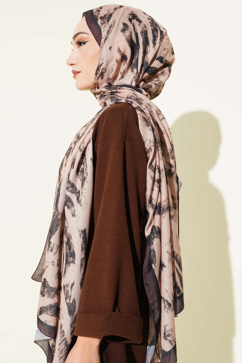 Zebra Desen Şal