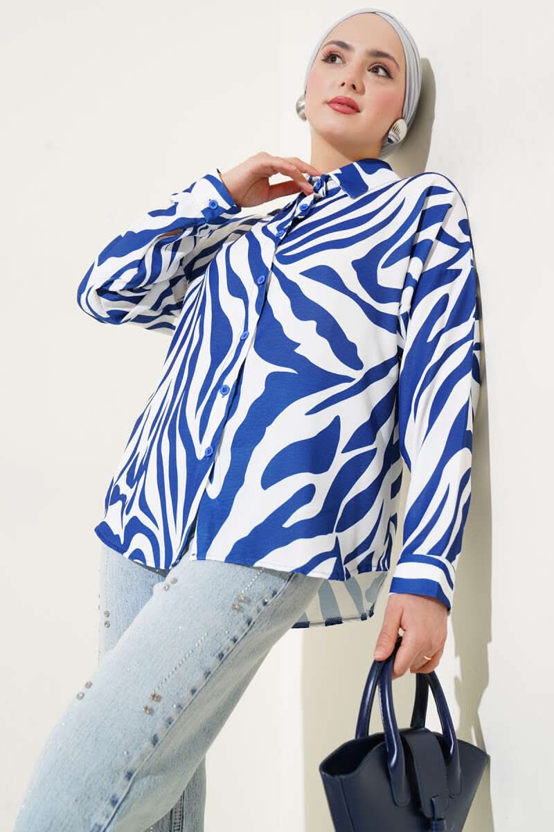 Zebra Desenli Gömlek