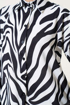 Zebra Desenli Gömlek