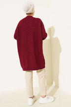 Zigzag Örgü Triko Tunik