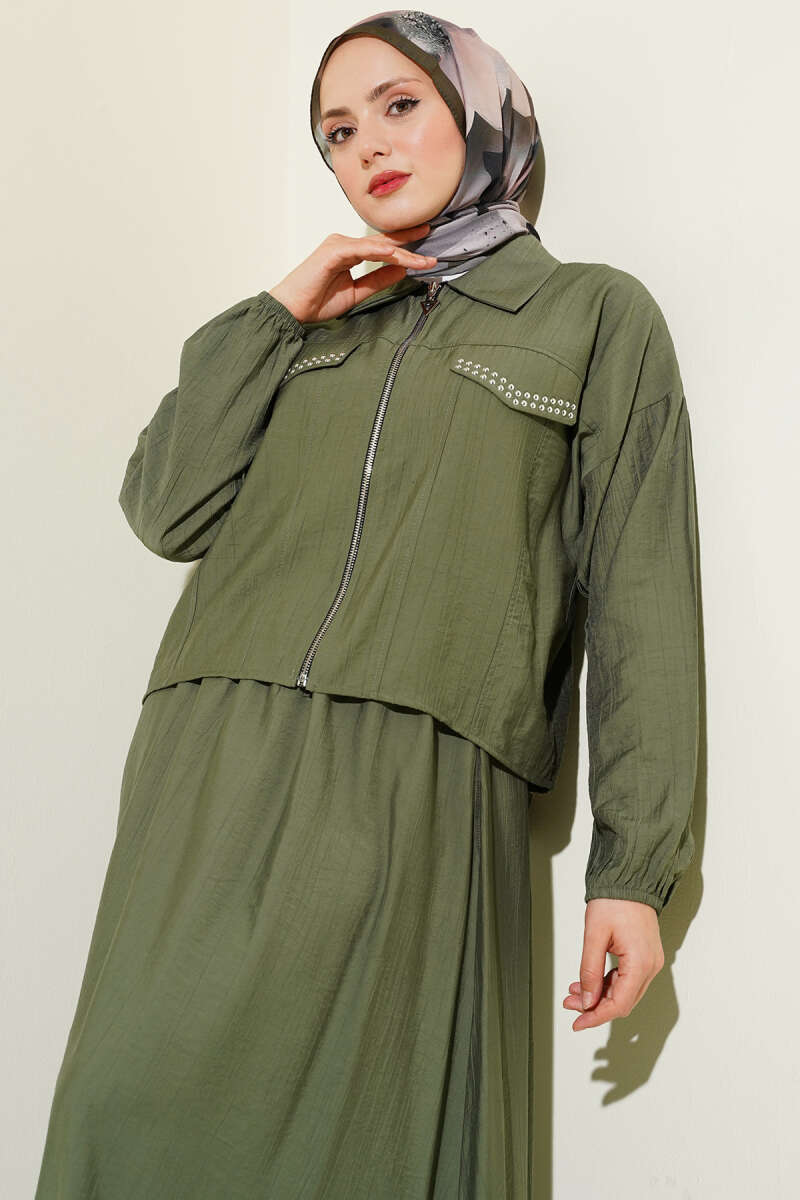 Staple Pocket Flap Skirt Double Set Второстепенное изображение товара