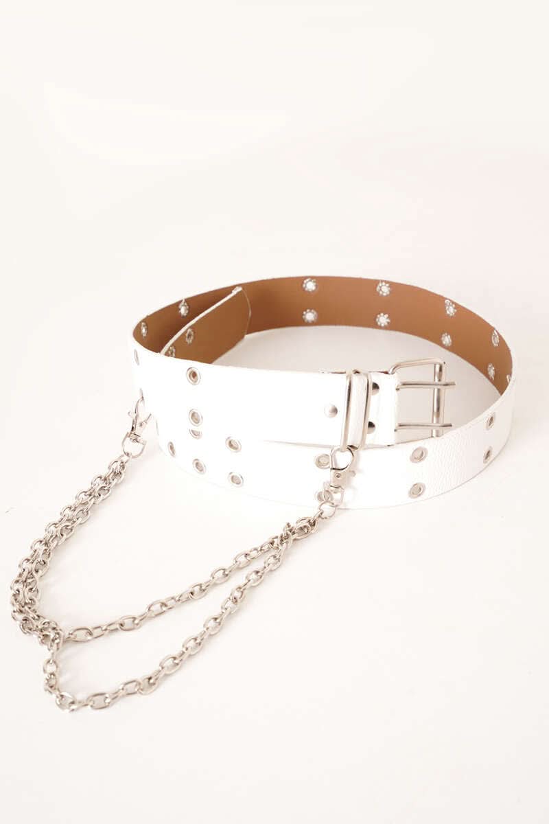 Double Hole Belt koos keti üksikasjadega